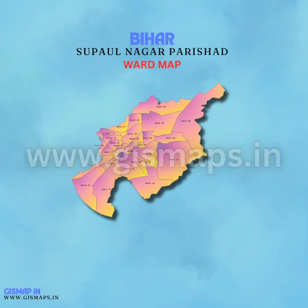 Supaul Nagar Parishad Ward Map